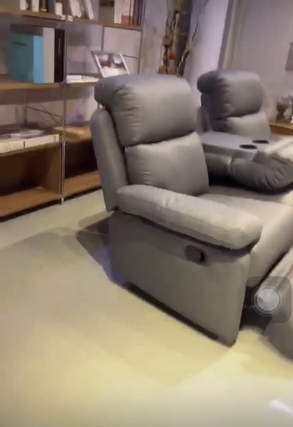 Gianni Fabric Reclining Storage Corner Sofa