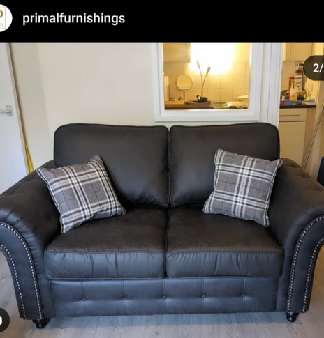 Oakland Charcoal 2 + 2 sofa set