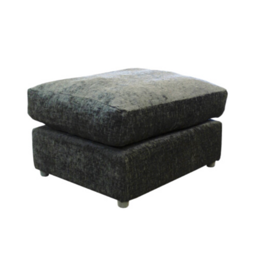 Rosa Soft Chenille footstool