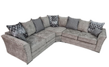 Signature Truffle Corner Sofa with Stud Arms