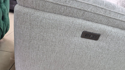 Faringdon Beige Fabric 3 + 2  Electric Recliner With Cupholders and USB ports