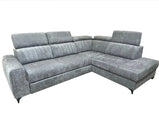 Lawrence Storage Sofa Bed Grey Fabric