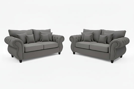 Rio chesterfield 3 seater + 2 seater sofa set