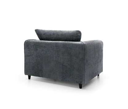 Rosa armchair coal alaska