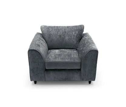 Rosa armchair coal alaska