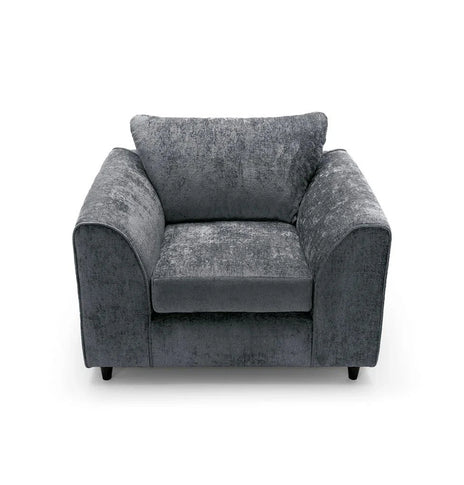 Rosa armchair coal alaska
