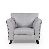 Linton Fabric Armchair Greyvendor##seotitleproduct-colour##