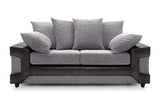 Dino 3 Seater Sofa Set in Black & Grey Jumbo Cordvendor##seotitleproduct-colour##