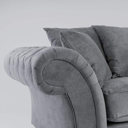 Huntley Fabric Corner Sofa Greyvendor##seotitleproduct-colour##
