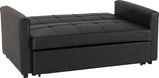 Astoria Faux Leather Black Sofa Bedvendor##seotitleSofa Bedproduct-colour##