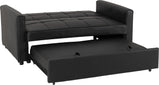 Astoria Faux Leather Black Sofa Bedvendor##seotitleSofa Bedproduct-colour##