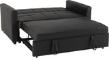 Astoria Faux Leather Black Sofa Bedvendor##seotitleSofa Bedproduct-colour##