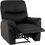 Capri Reclining Chair Black Faux Leathervendor##seotitleproduct-colour##