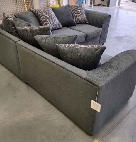 Zina Corner Sofa Chenille Fabric