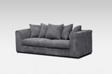 Hannah Jumbo Cord 3 Seater Sofa (Grey)vendor##seotitleproduct-colour##