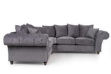 Huntley Fabric Corner Sofa Greyvendor##seotitleproduct-colour##