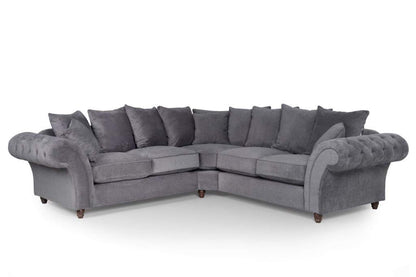Huntley Fabric Corner Sofa Greyvendor##seotitleproduct-colour##
