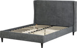 Amelia 4'6" Bed Dark Grey Fabricvendor##seotitleAmelia Bed Dark Grey Fabricproduct-colour##