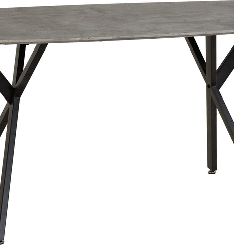 Athens Rectangular Dining Set with Lukas Chairs Concrete Effect/Black/Grey Velvetvendor##seotitleDining Tableproduct-colour##