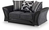 SHANNON 2 SEATER GREY/BLACKvendor##seotitleproduct-colour##