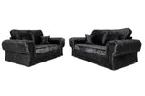 Tangent 3 + 2-Seater Sofa Black Shimmer