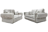 Tangent 3 + 2 Seater Sofa Silver Shimmer