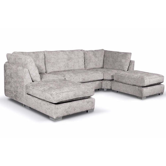Bishop Truffle U Shape Fullback Corner Sofa