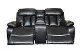 Vancouver Leather Recliner 3+2 Seater Sofa Set Cup Holders