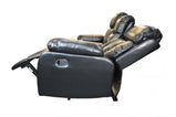 Vancouver Leather Recliner 3+2 Seater Sofa Set Cup Holders