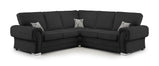 Verona Grey Kensington Fabric Corner Sofa Bed / Available in  Full back or Scatter 