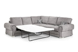 Verona Grey Kensington Fabric Corner Sofa Bed / Available in  Full back or Scatter 