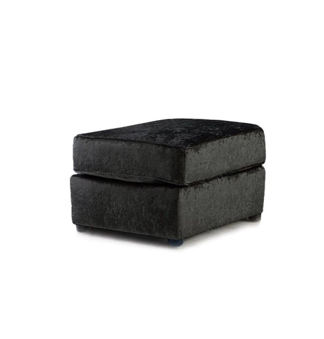 Hilton Crushed Velvet Footstool/ Pouffe