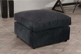Jumbo Cord Footstool/ Pouffe