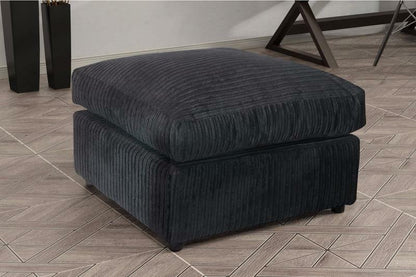 Cosy and Spacious Swivel Armchair with Jumbo Corduroy Fabric