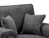 Wilcot Grey Fabric Corner Sofa