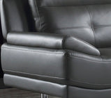 Islington Dark Grey Leather Armchair