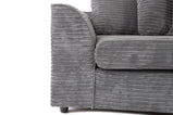 Byron Grey Cord 3 Seater Sofavendor##seotitleproduct-colour##