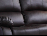 Valencia Brown Leather Recliner Armchair