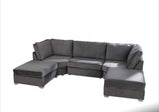 Belgravia Plush Velvet U Shape Corner Sofa