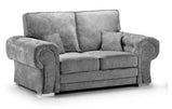 Verona 2 Seater  Grey Fabric Sofa