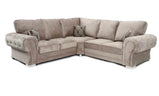 Verona Full Back Large Corner Sofa Mink