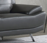 Islington Dark Grey Leather Armchair