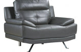 Islington Dark Grey Leather Armchair