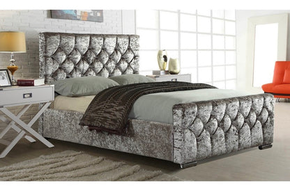 Galaxy Grey Fabric Double Bedvendor##seotitleproduct-colour##