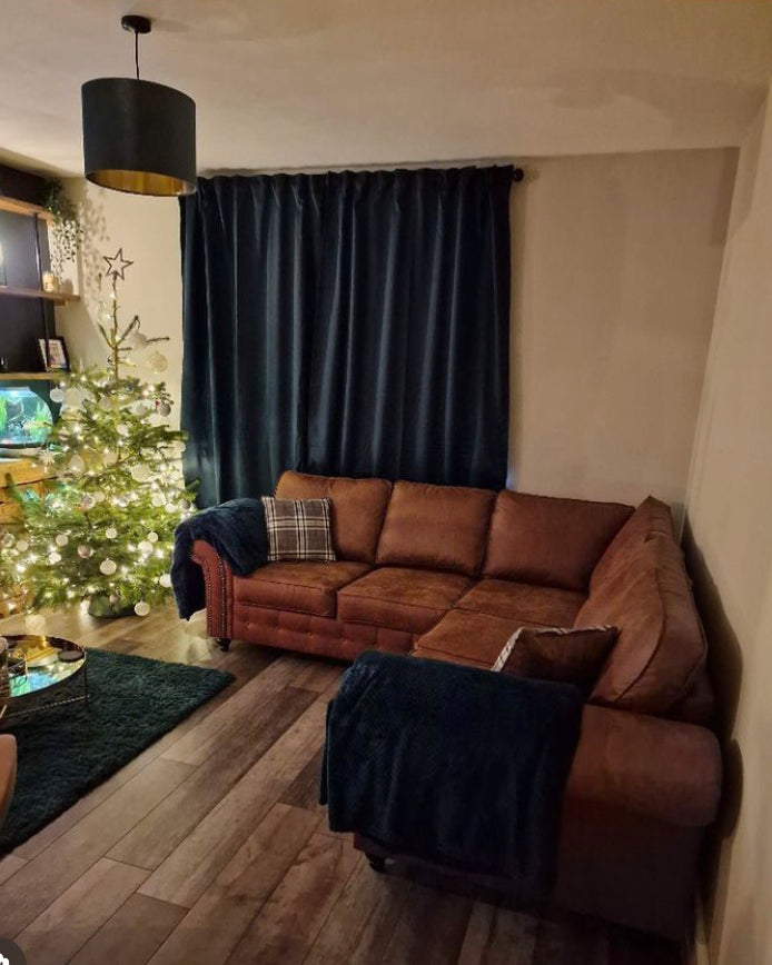 Oakland Large Tan Corner Sofa