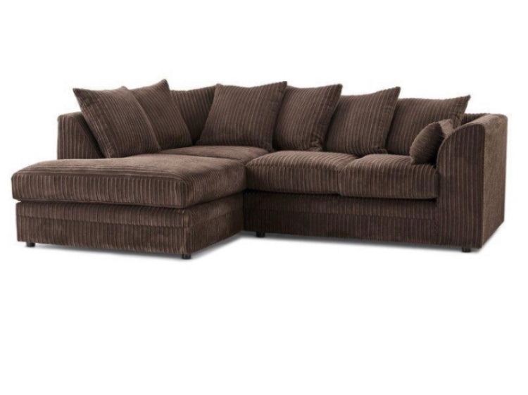 Harley Jumb Cord Fabric Corner Sofa