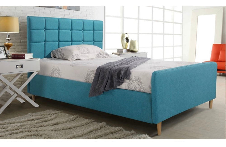 Sienna Teal Fabric Double Bedvendor##seotitleproduct-colour##