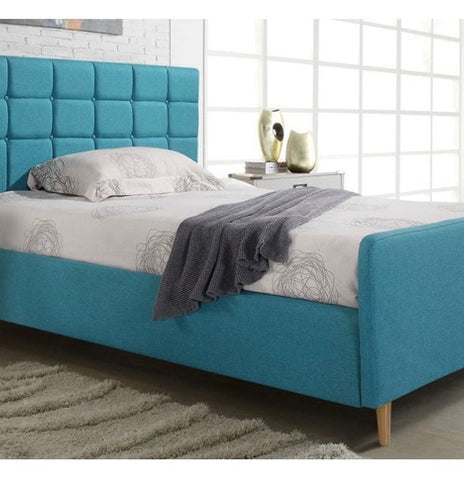 Sienna Teal Fabric Double Bedvendor##seotitleproduct-colour##